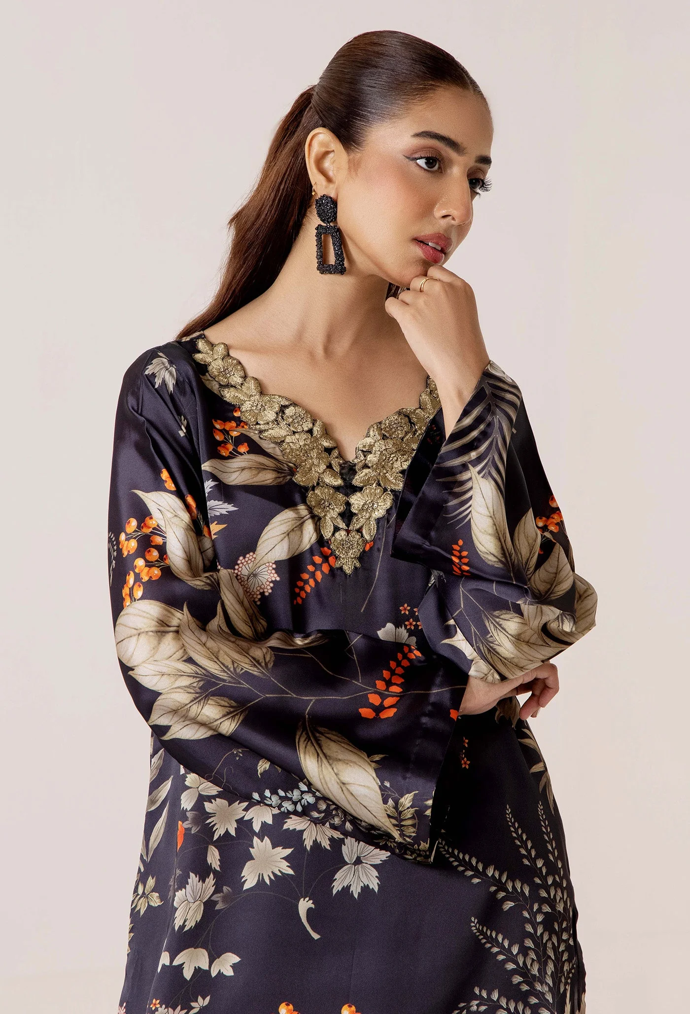 Adan Libas  2-Pc Emb Silk 7631 Silk Collection 2025 - Image 2
