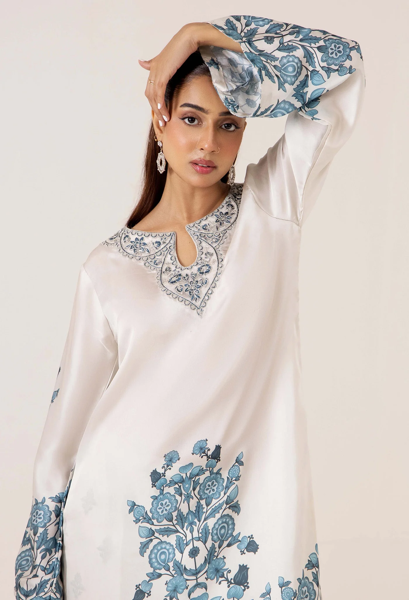 Adan Libas 2-Pc Emb Silk 7633 Silk Collection 2025 - Image 2