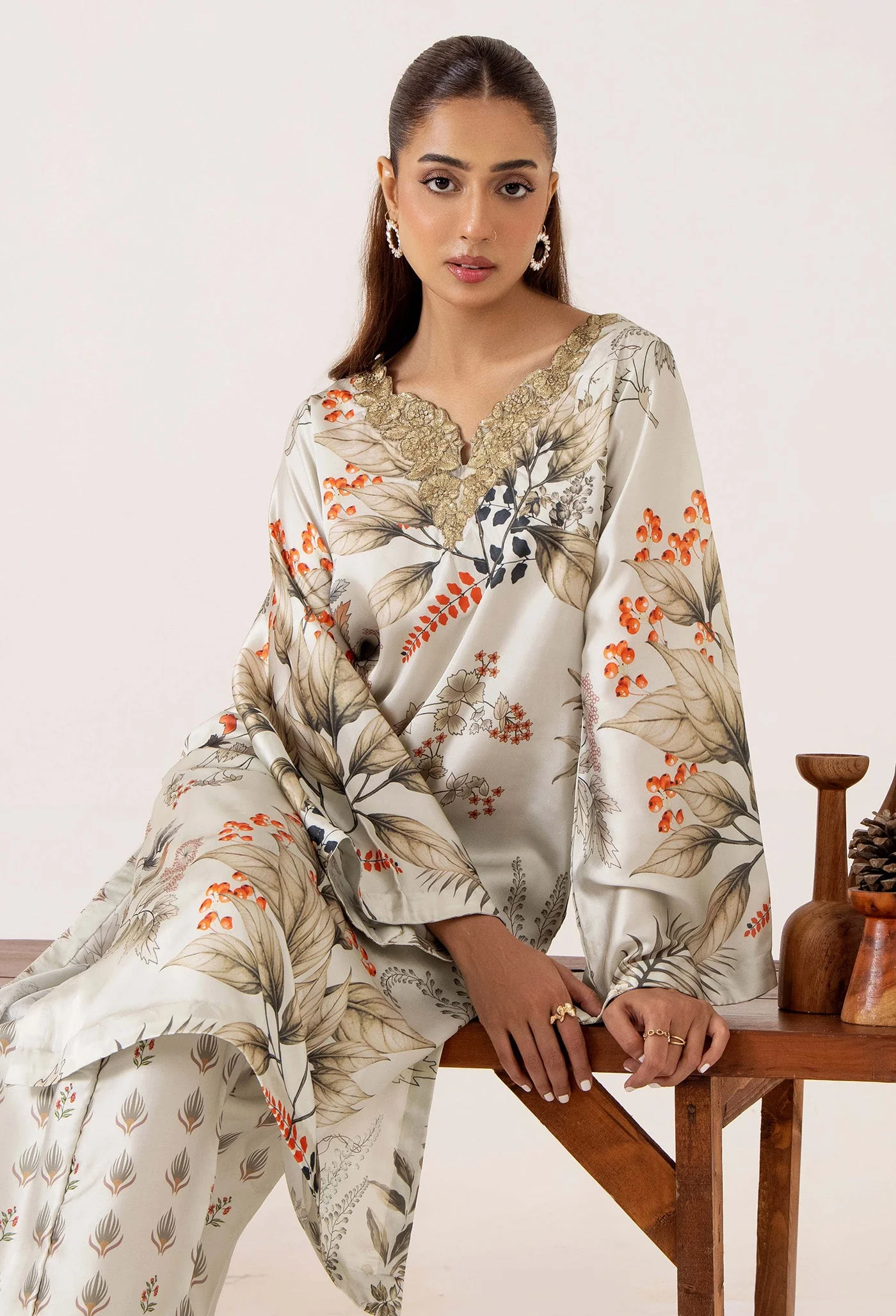 Adan Libas 2-Pc Emb Silk 7634 Silk Collection 2025 - Image 2