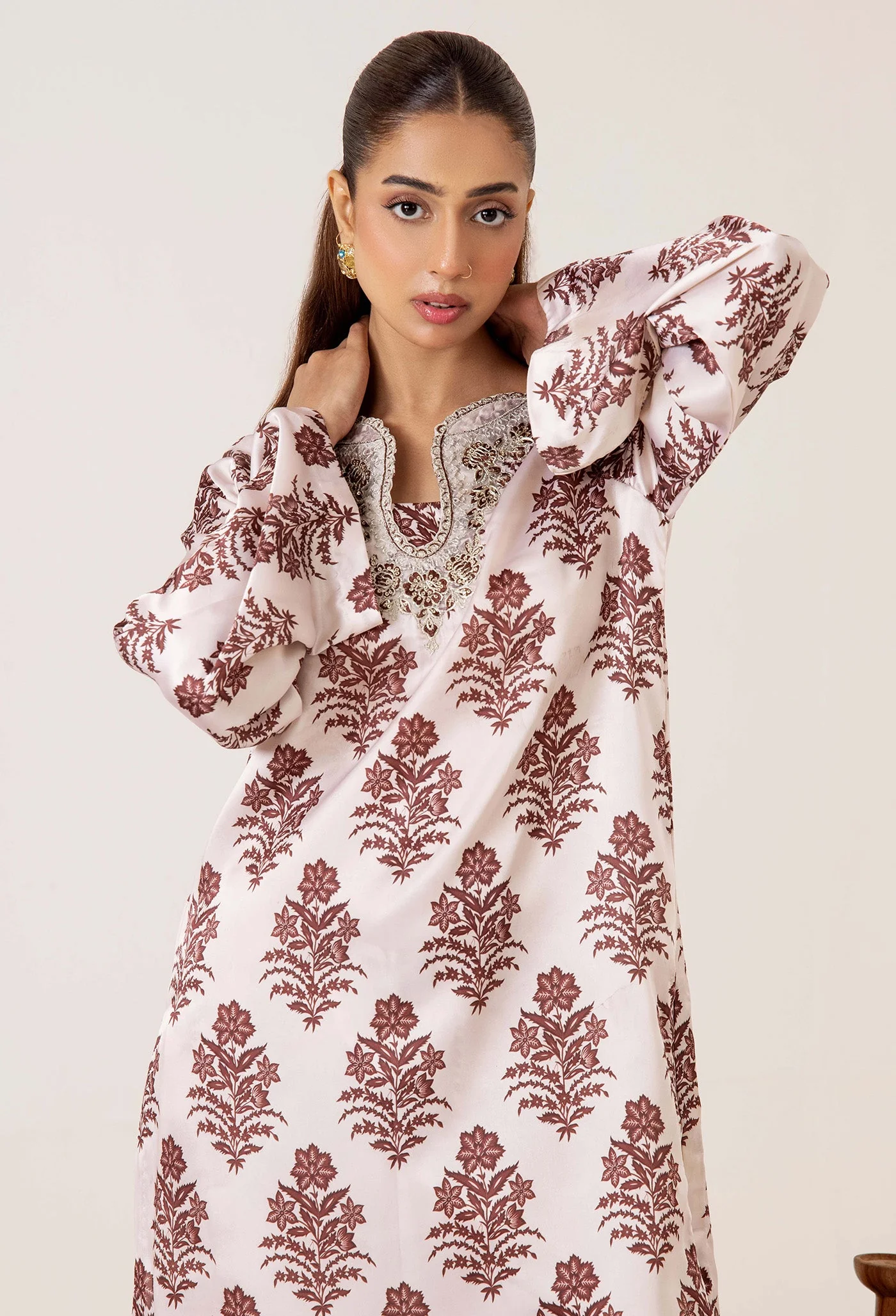 Adan Libas 2-Pc Emb Silk 7635 Silk Collection 2025 - Image 2