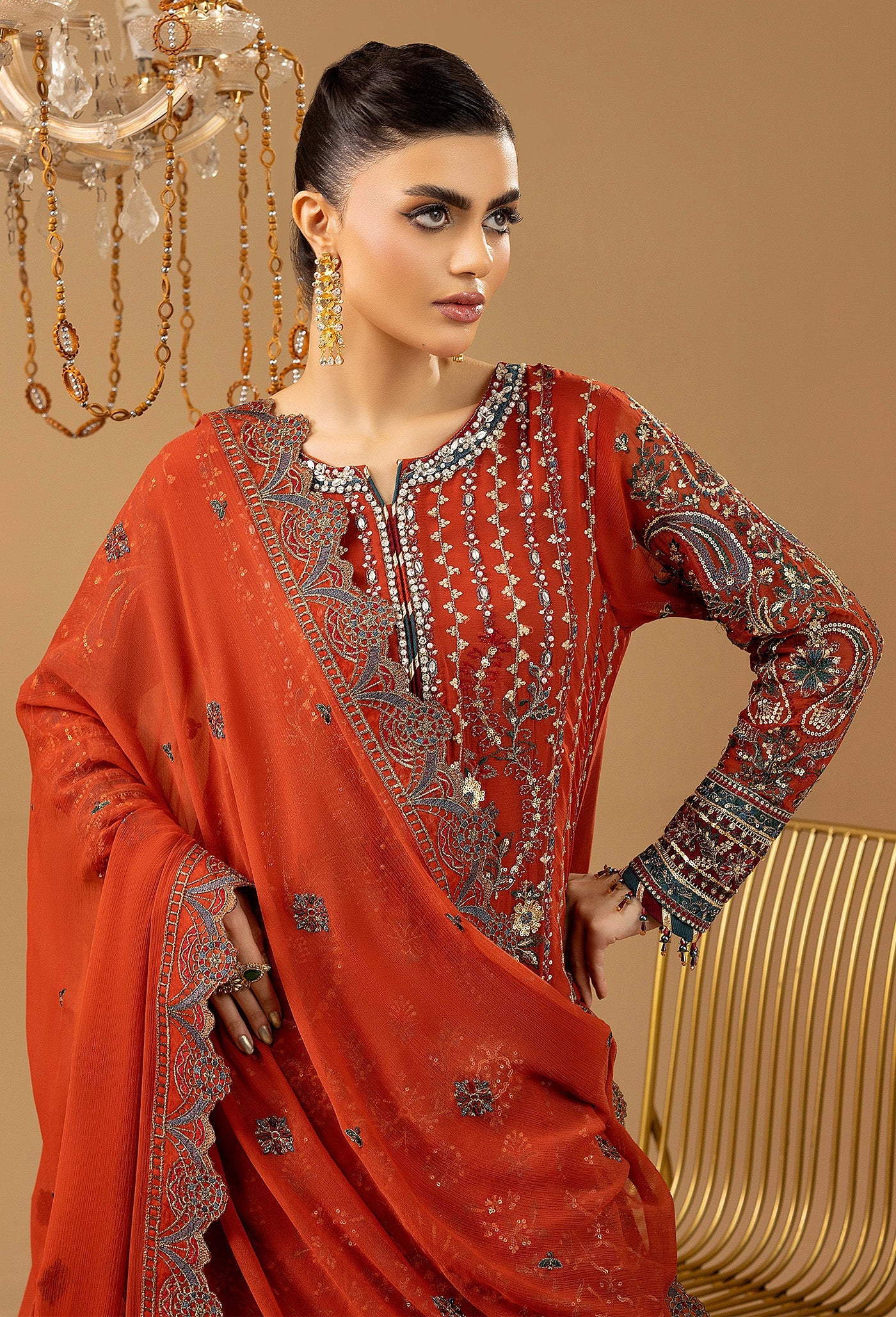 Adan Libas Chiffon 7581 Chiffon 2025 - Image 2