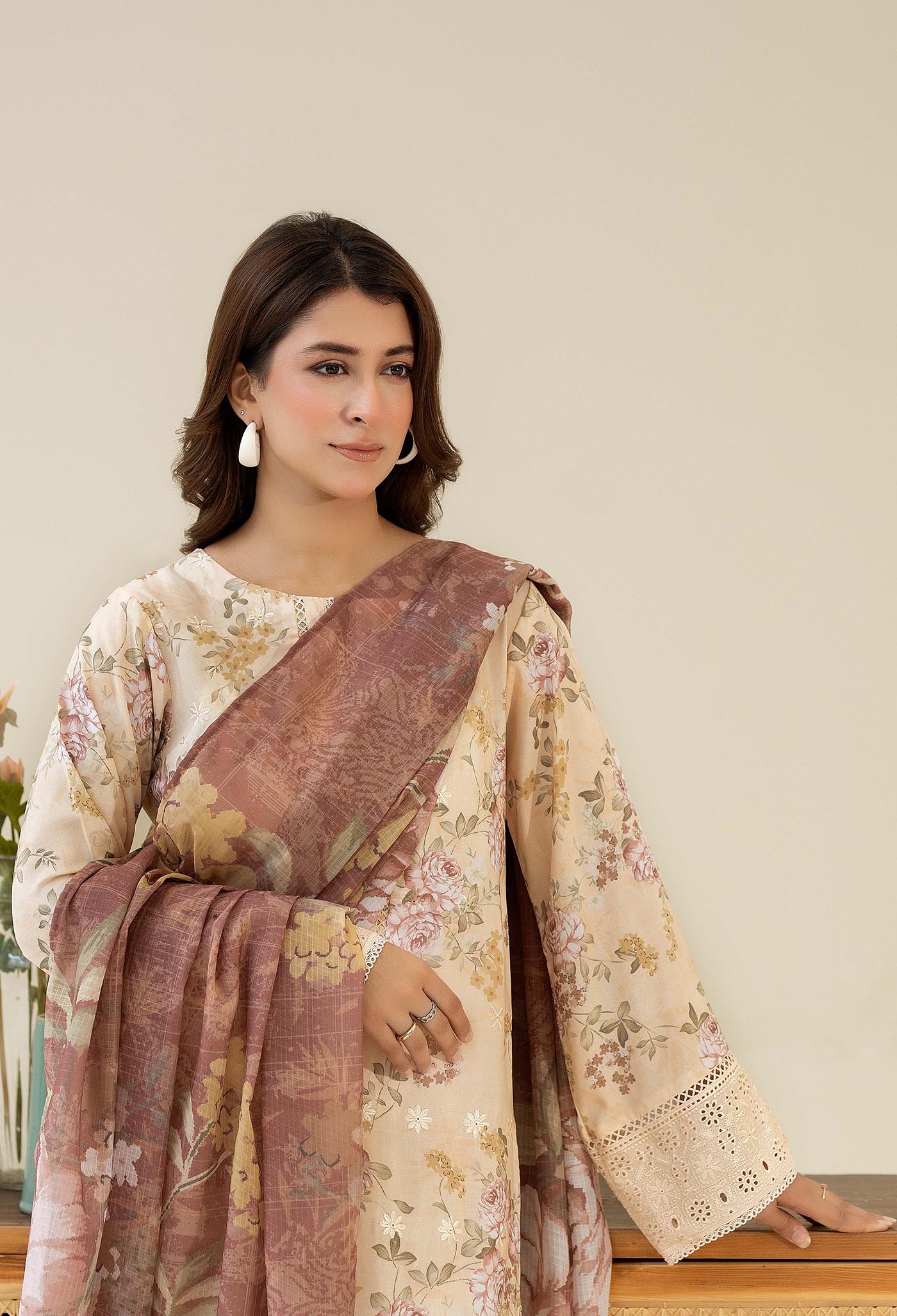 Adan Libas  Chikankari Satin 02 Chikankaari Collection 2025 - Image 2