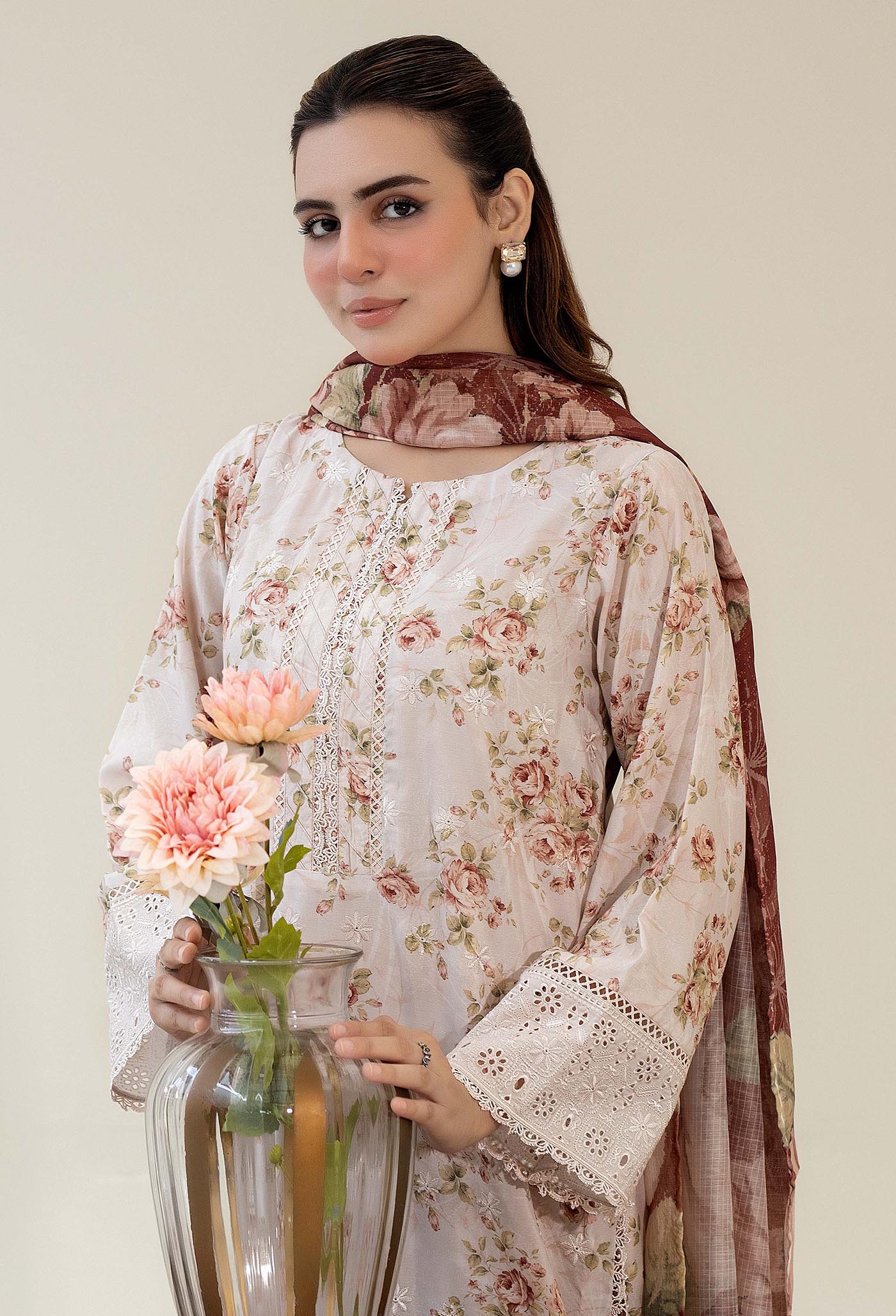 Adan Libas Chikankari Satin 08 Chikankaari Collection 2025