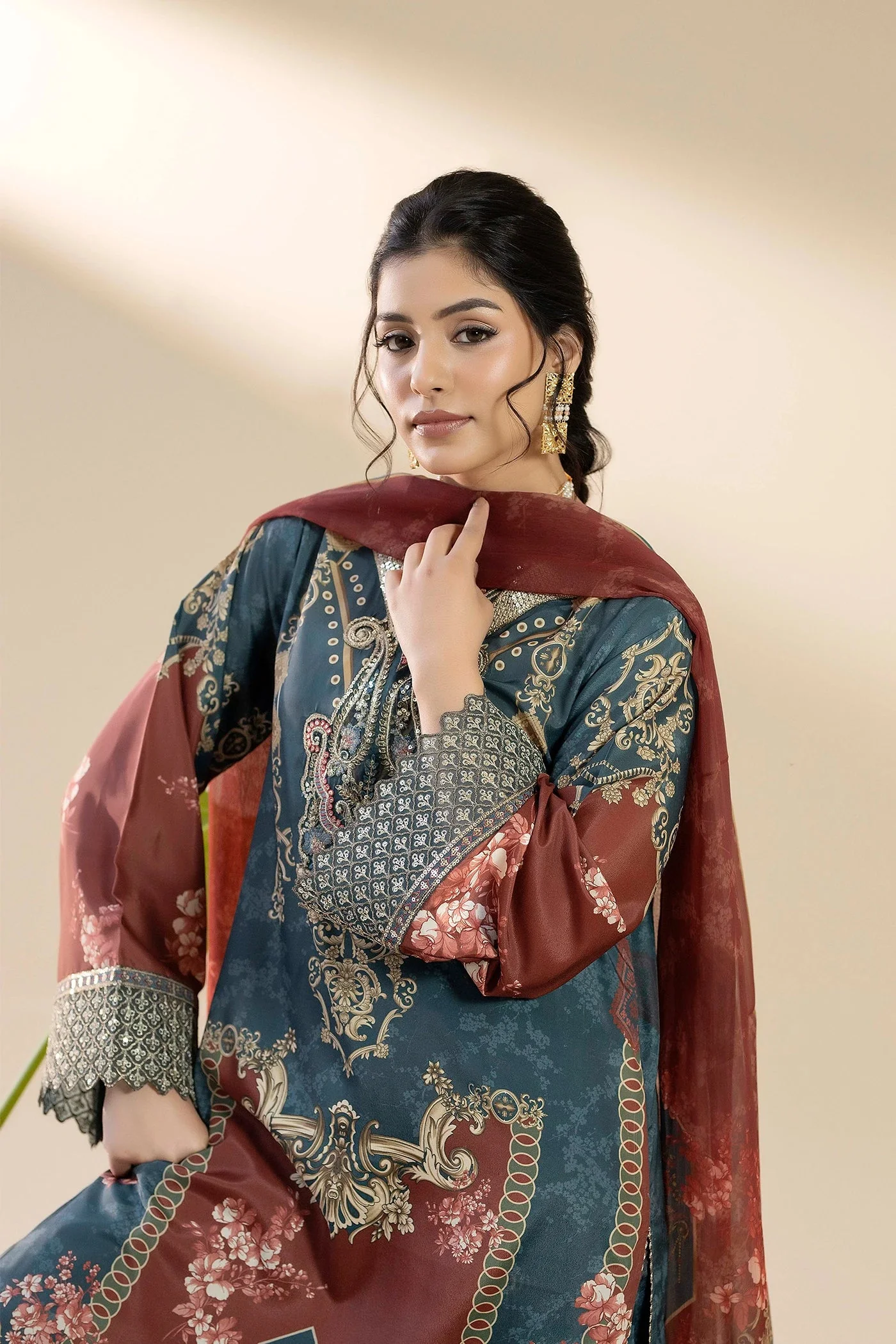 Adan Libas Crepe Silk 1622 Silk Collection 2025