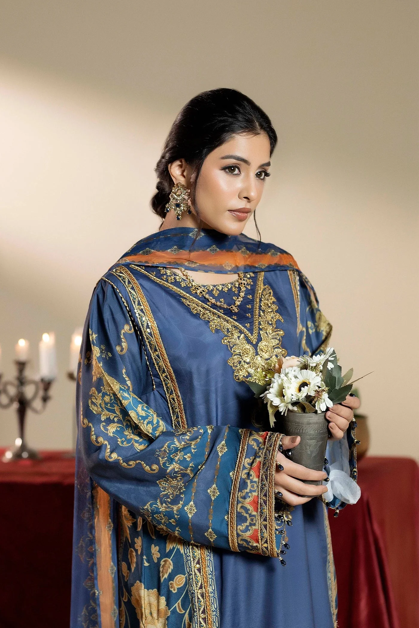 Adan Libas Crepe Silk 1624 Silk Collection 2025 - Image 2
