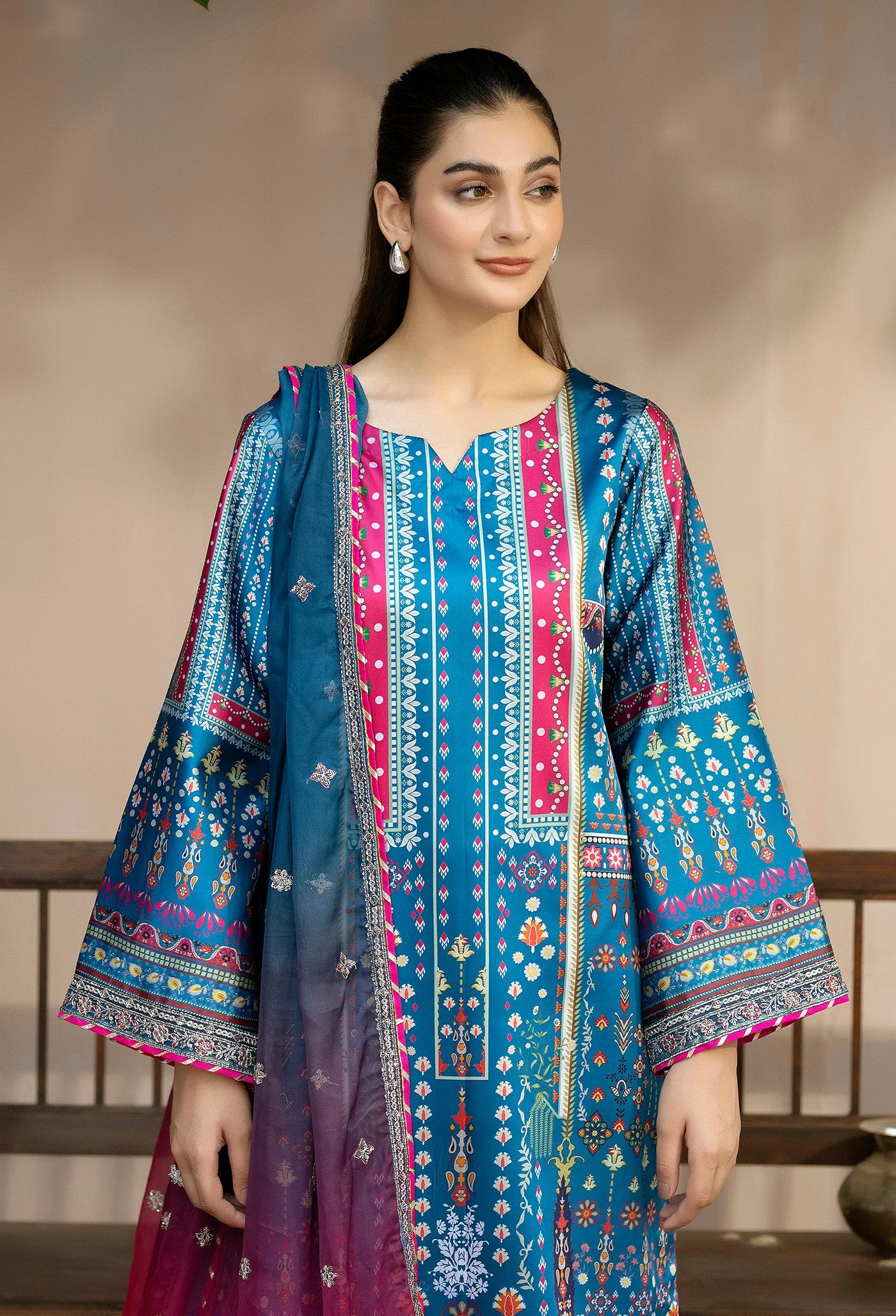 Adan Libas Silk Print 03 Silk Collection 2025 - Image 2
