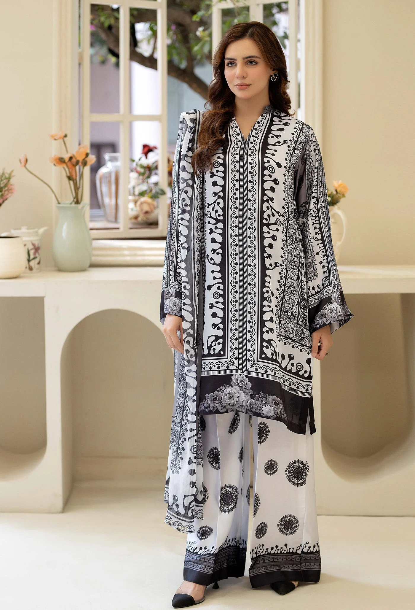 Adan Libas Silk Print 04 Silk Collection 2025