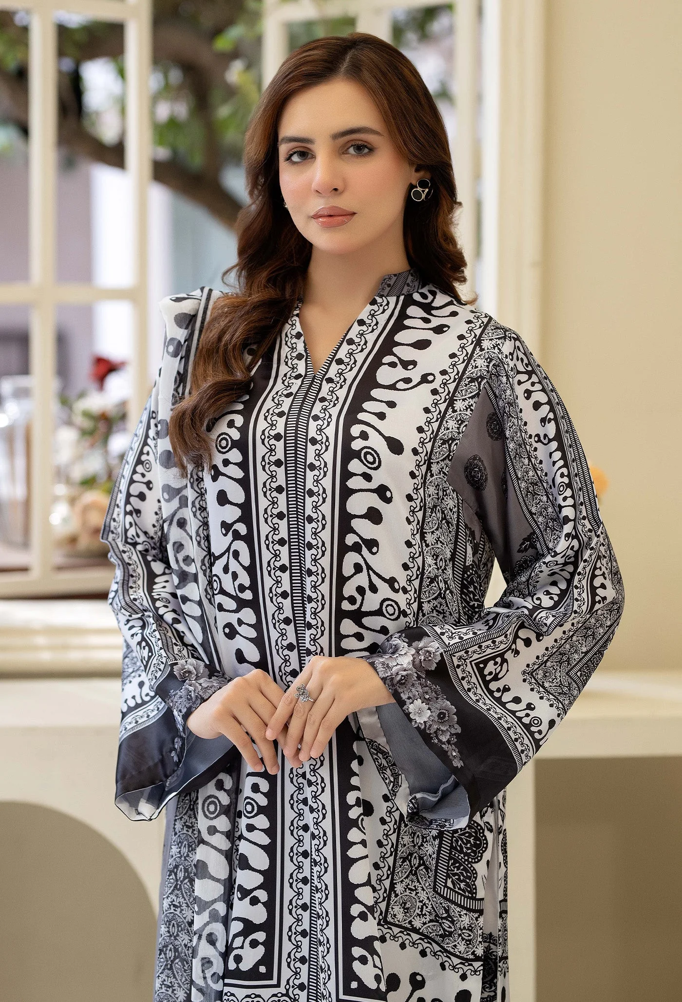 Adan Libas Silk Print 04 Silk Collection 2025 - Image 2