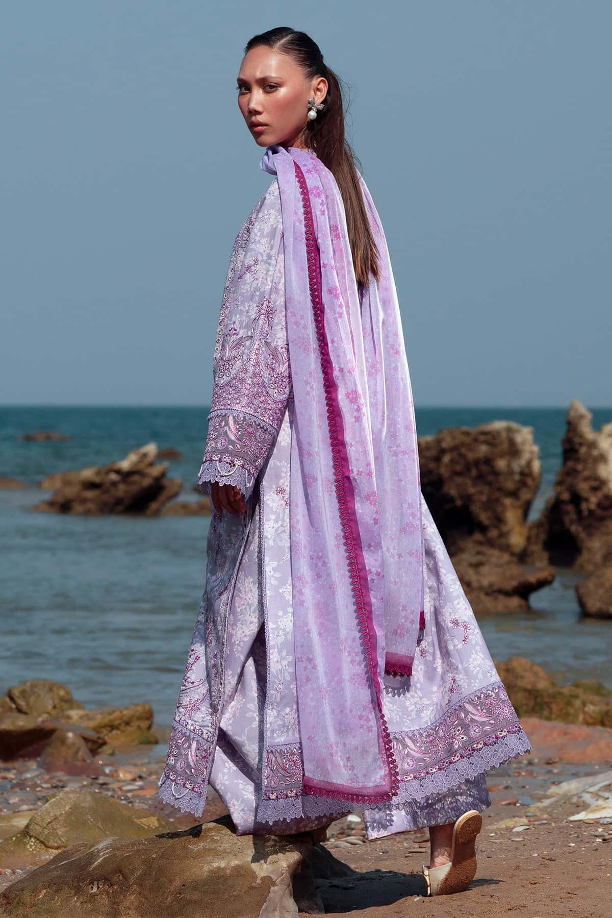 Afrozeh Amethyst Summer Together Lawn 2025 - Image 2