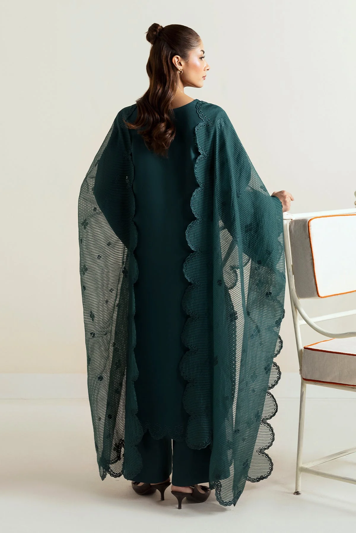 Afrozeh Dark Kiwi Basic Pret 2025 - Image 2