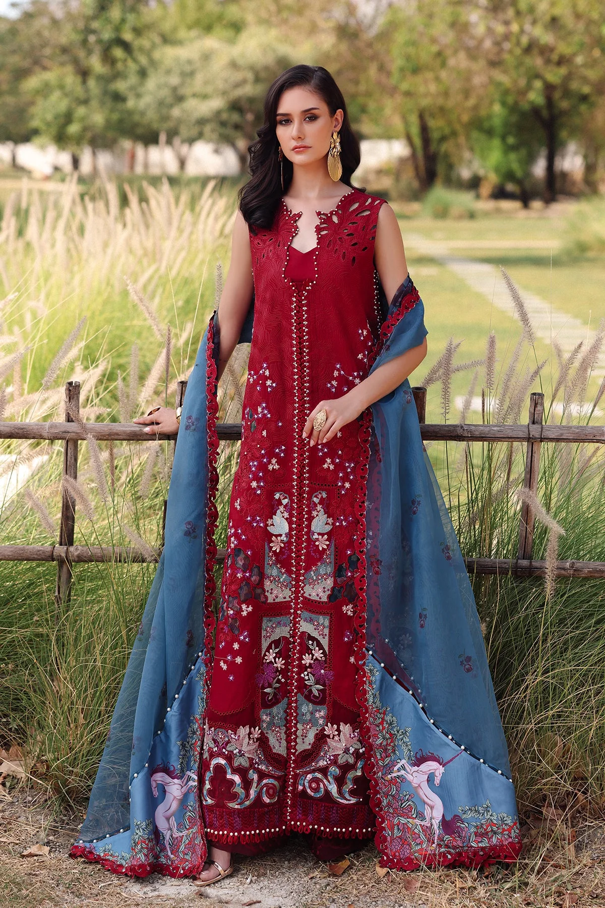 Afrozeh Glacis Lawn Collection 2025