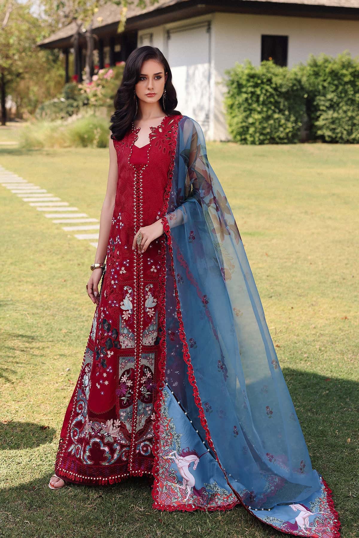 Afrozeh Glacis Lawn Collection 2025 - Image 2