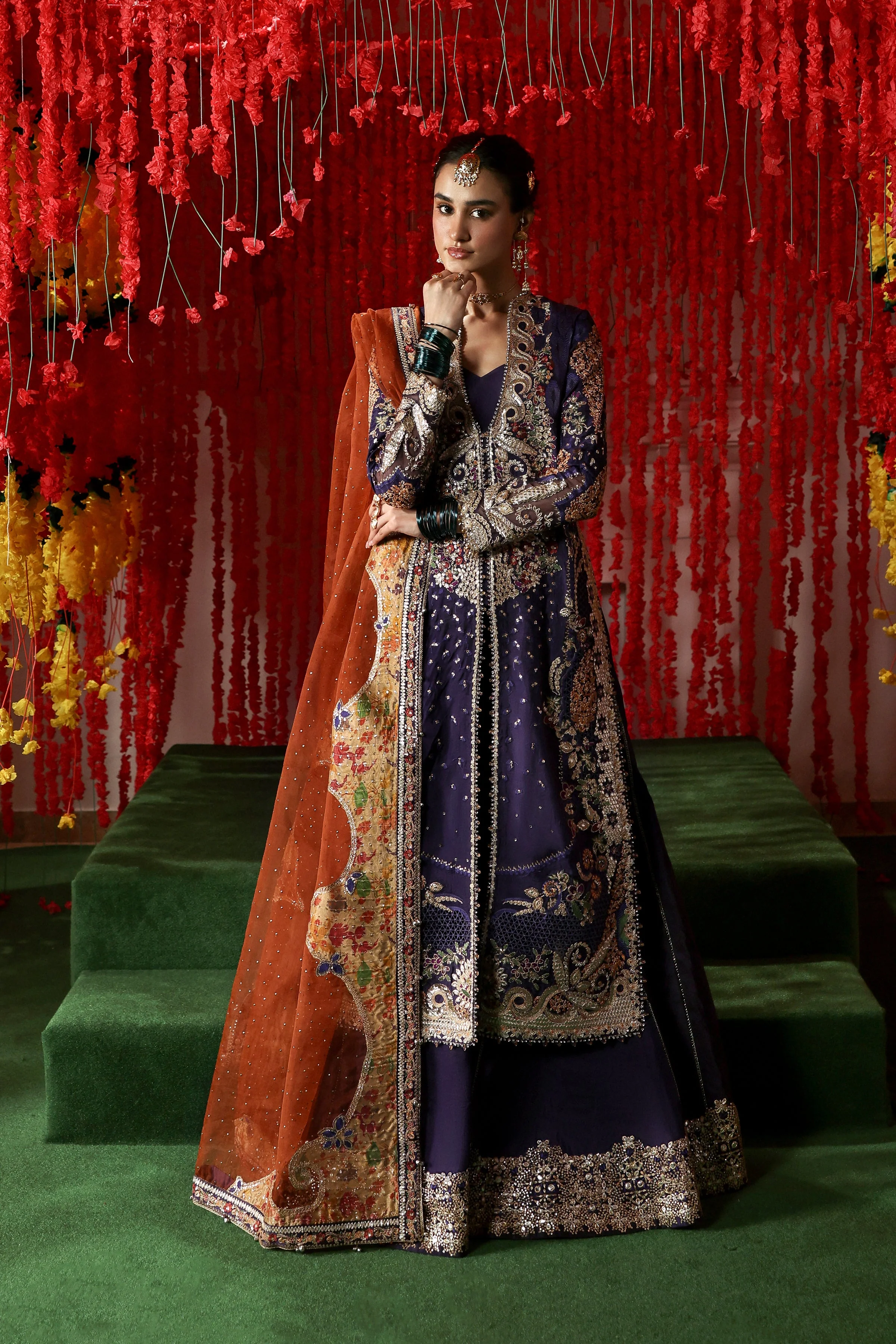 Afrozeh Gulnaar Shehnai Wedding Formals 2025