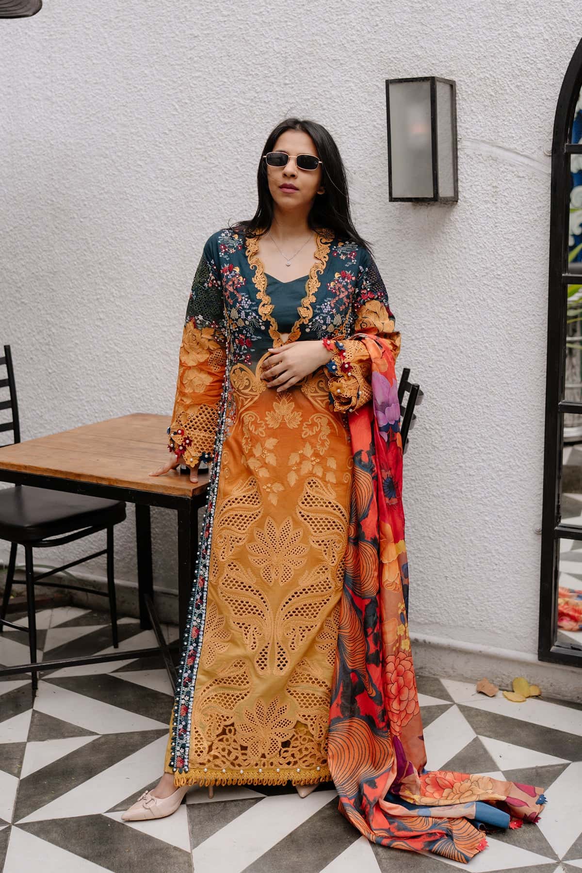 Afrozeh Halcy Lawn Collection 2025