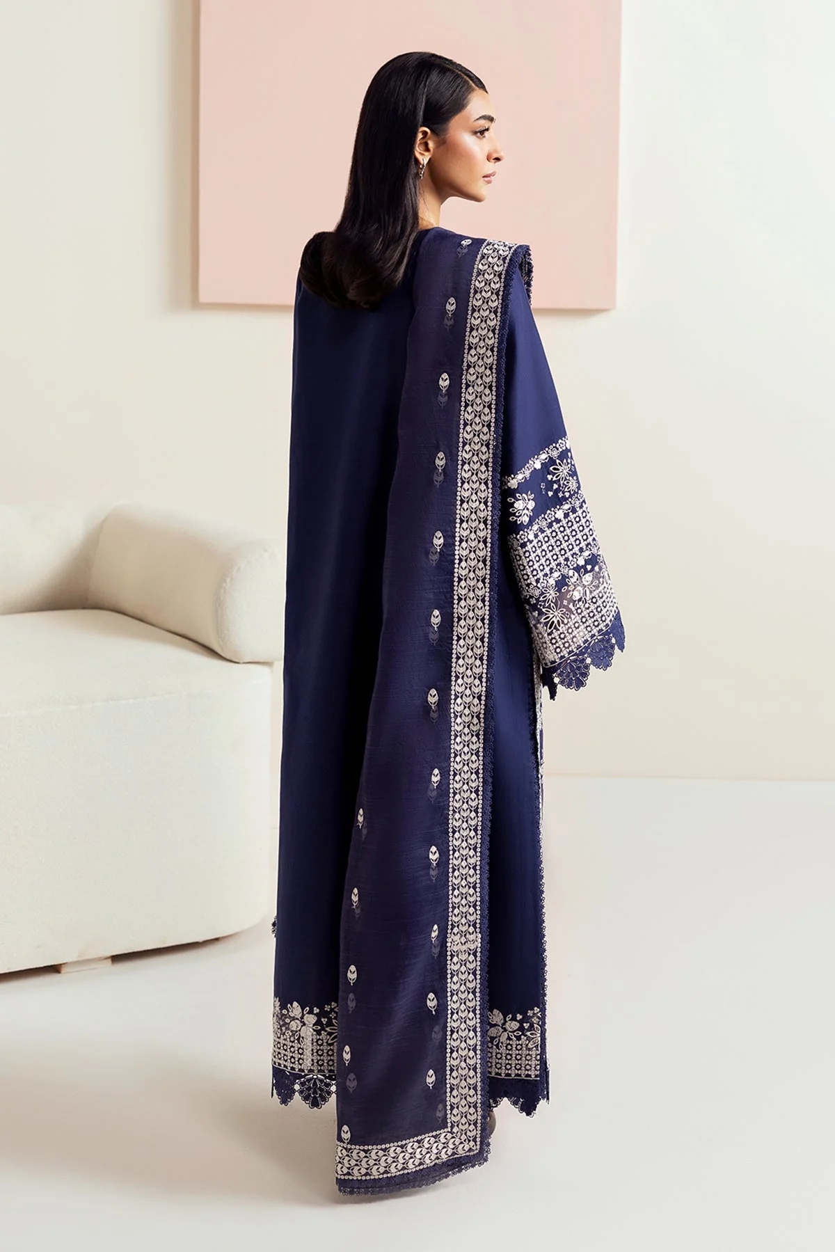 Afrozeh Indigo Plum Basic Pret 2025 - Image 2