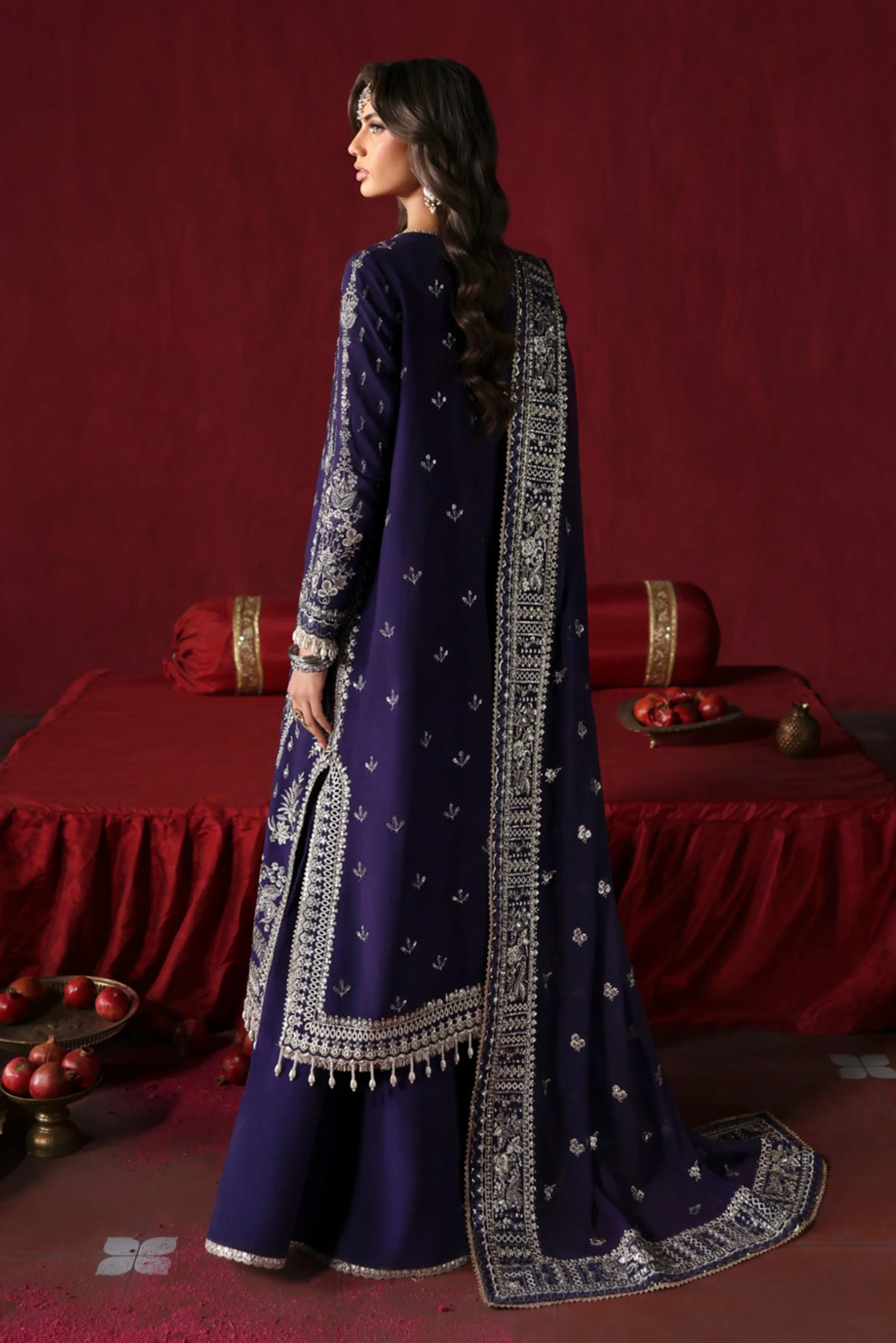 Afrozeh Kaneez Divani Silk Edit 2024 - Image 2