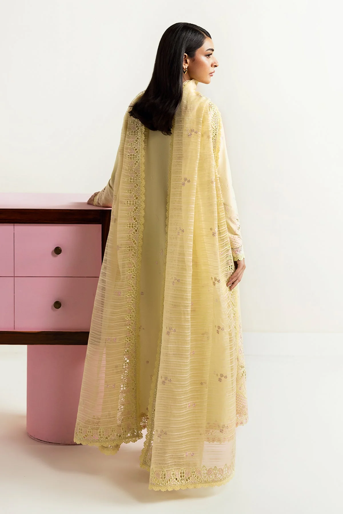 Afrozeh Lemon lush Basic Pret 2025 - Image 2