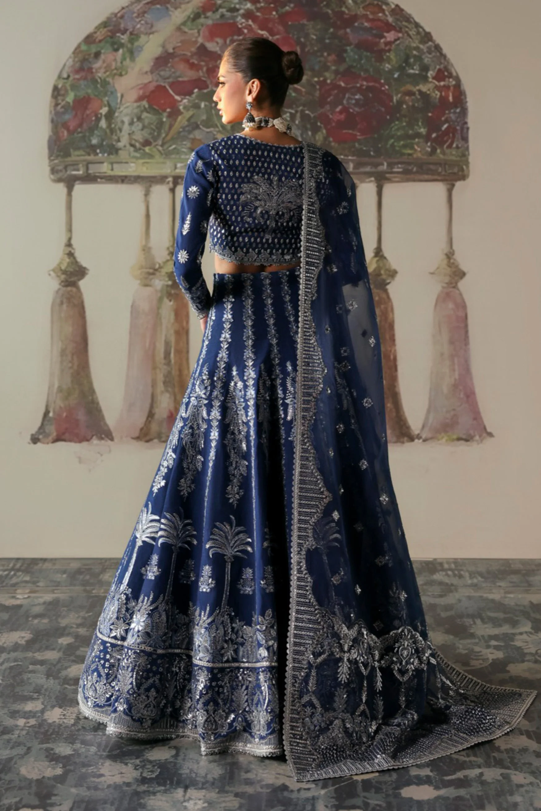 Afrozeh Nazli Divani Silk Edit 2024 - Image 2