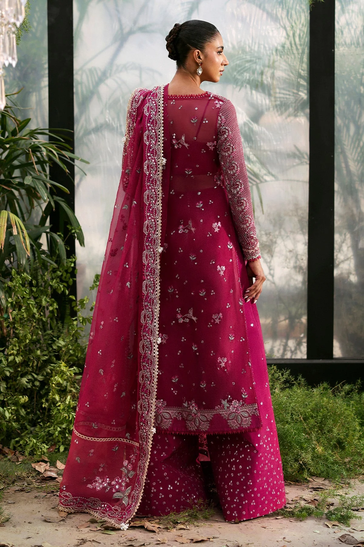 Afrozeh Rowan La Fuchsia Festive Collection 2025 - Image 2