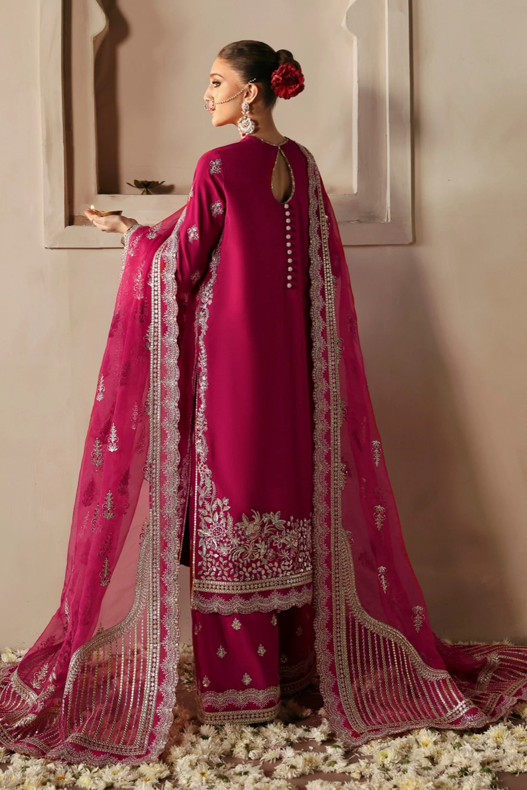 Afrozeh Shabana Divani Silk Edit 2024 - Image 2