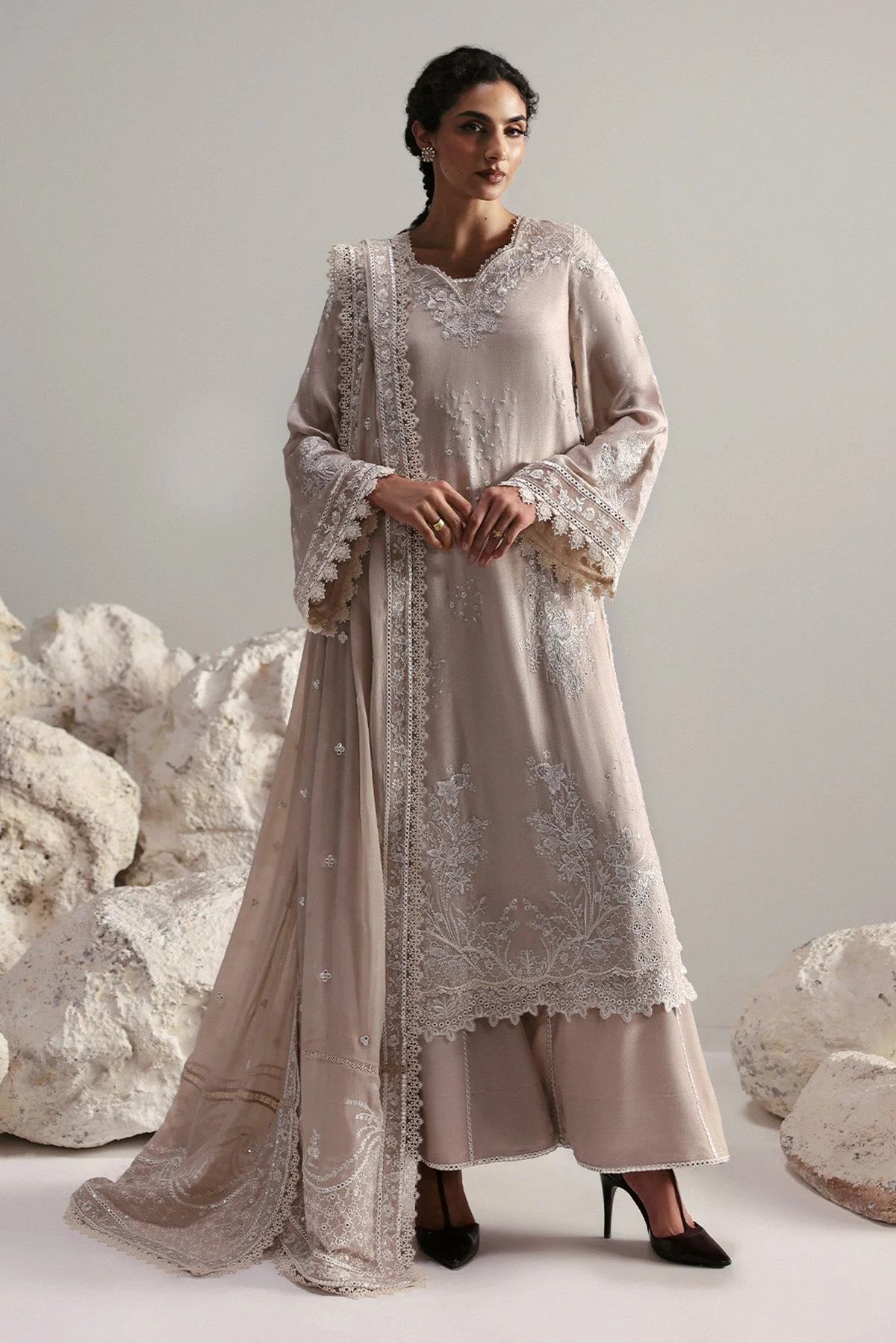 Afrozeh Xavian Slate Luxury Pret 2025