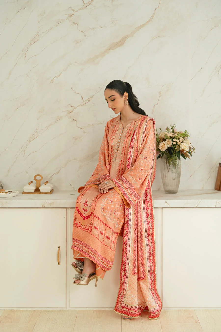 Agha Noor Azaa Silk Formal Silk Pret 2026 - Image 2