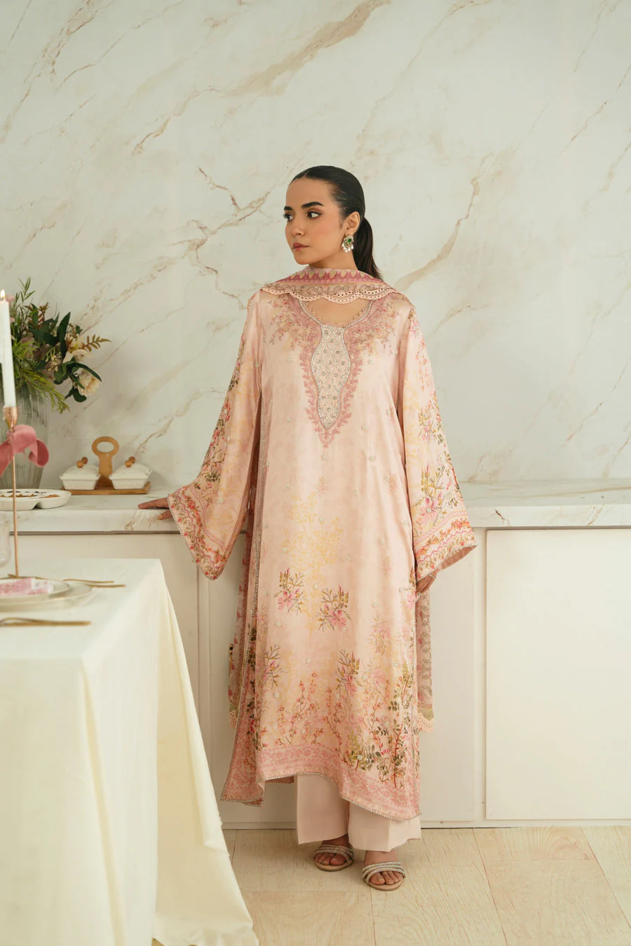 Agha Noor Diamonte Silk Formal Silk Pret 2026