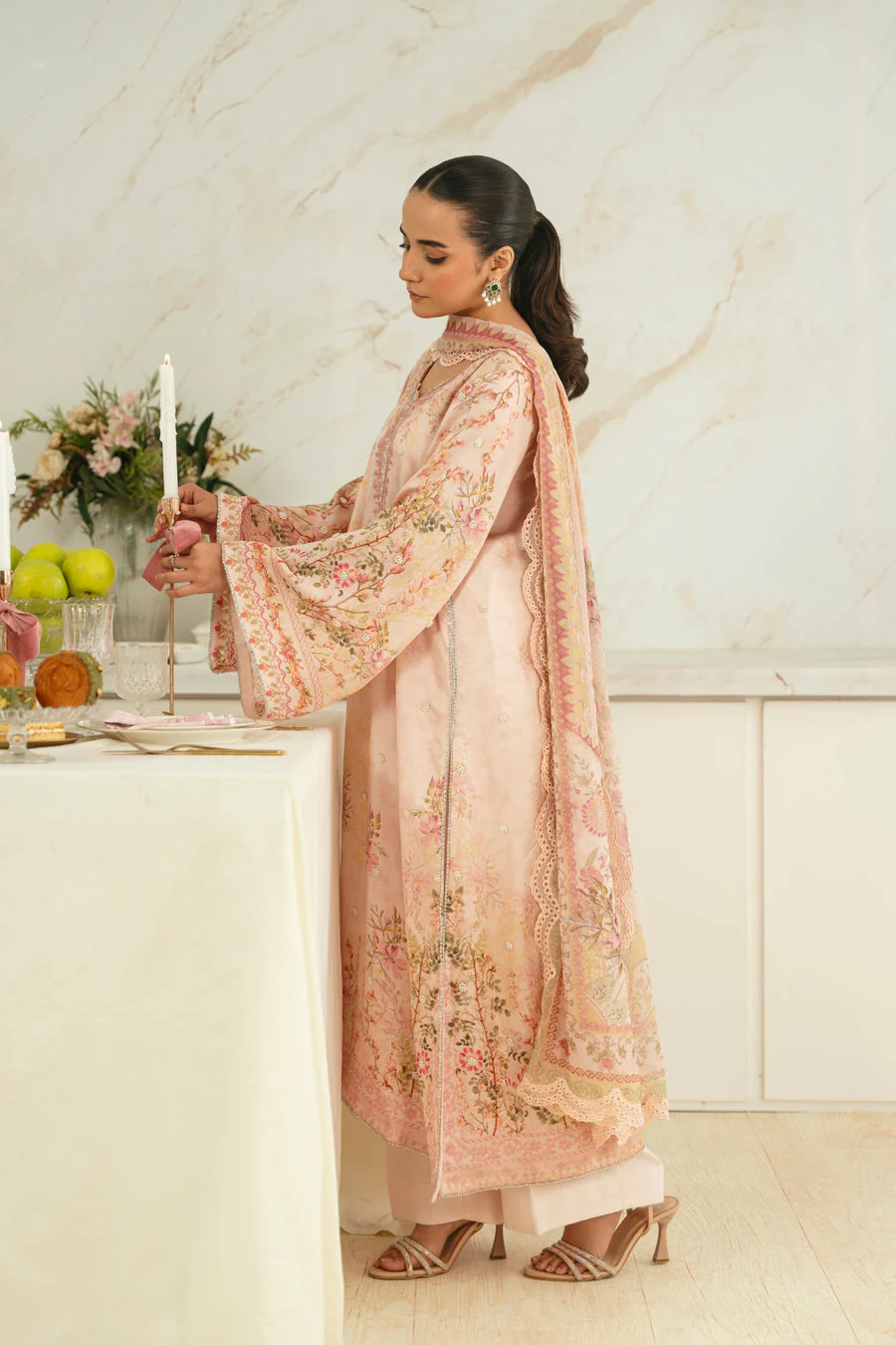 Agha Noor Diamonte Silk Formal Silk Pret 2026 - Image 2