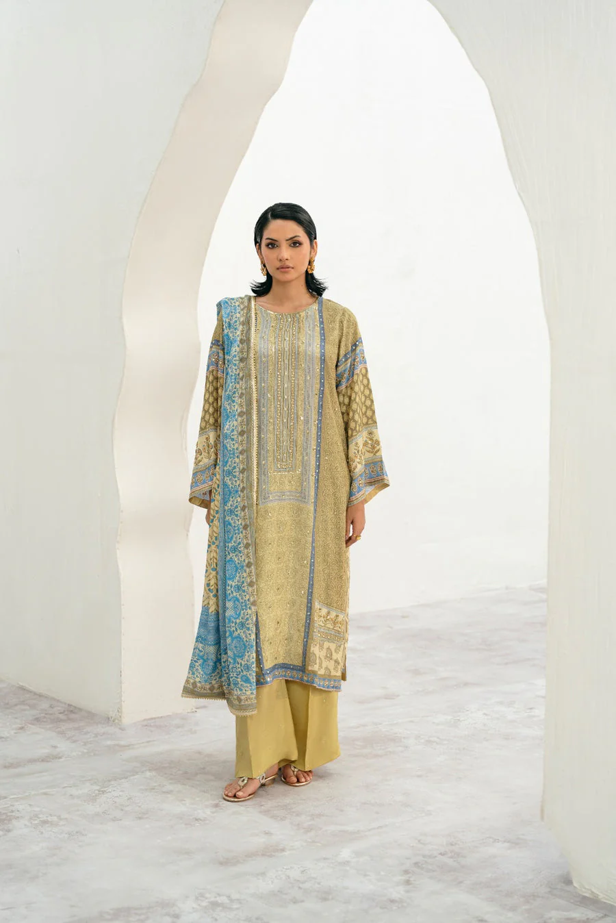 Agha Noor Elisa Formal Silk Pret 2026 - Image 2