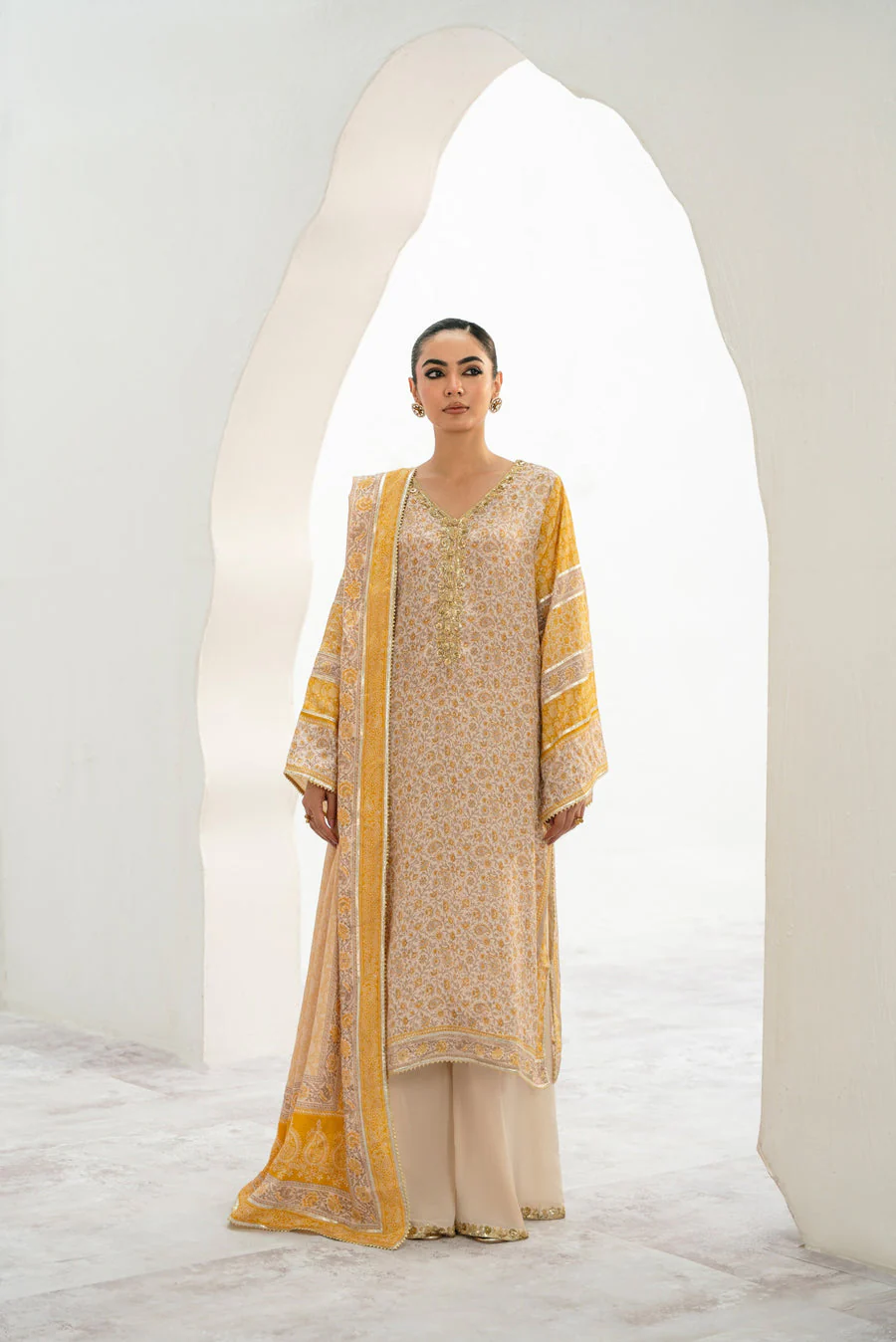 Agha Noor Gulsym Formal Silk Pret 2026 - Image 2