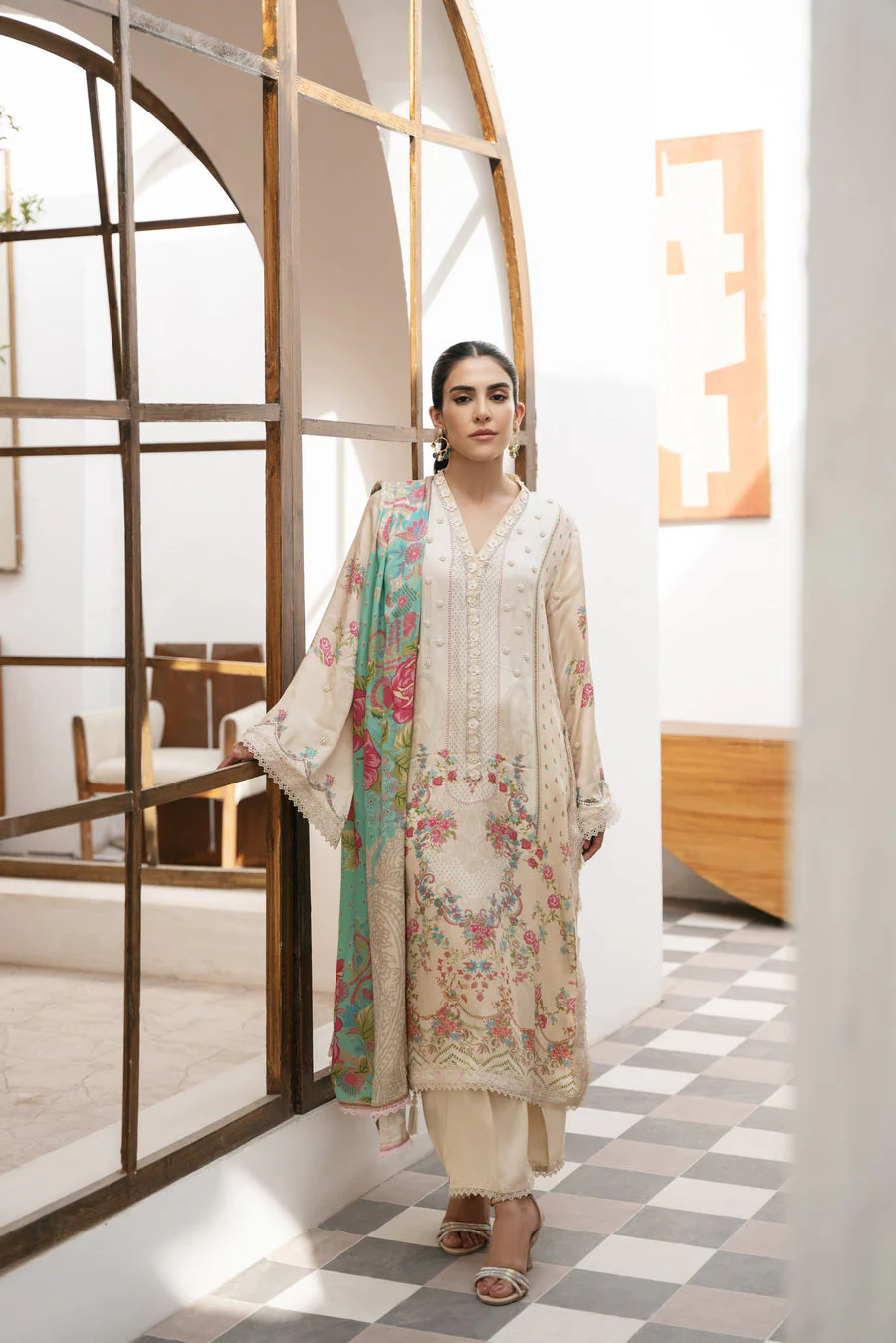 Agha Noor Lina Formal Silk Pret 2026