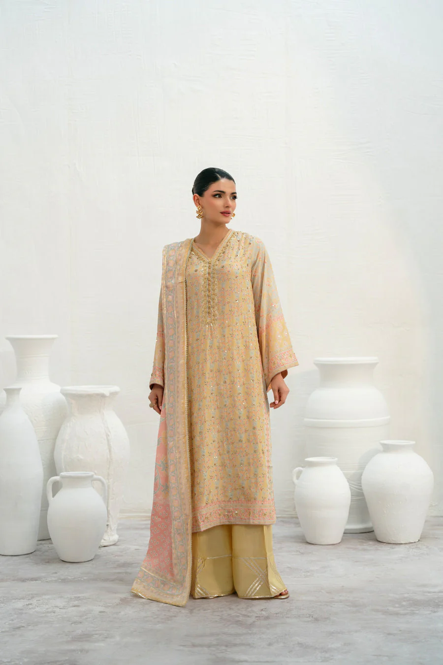 Agha Noor Mehrnaz Formal Silk Pret 2026