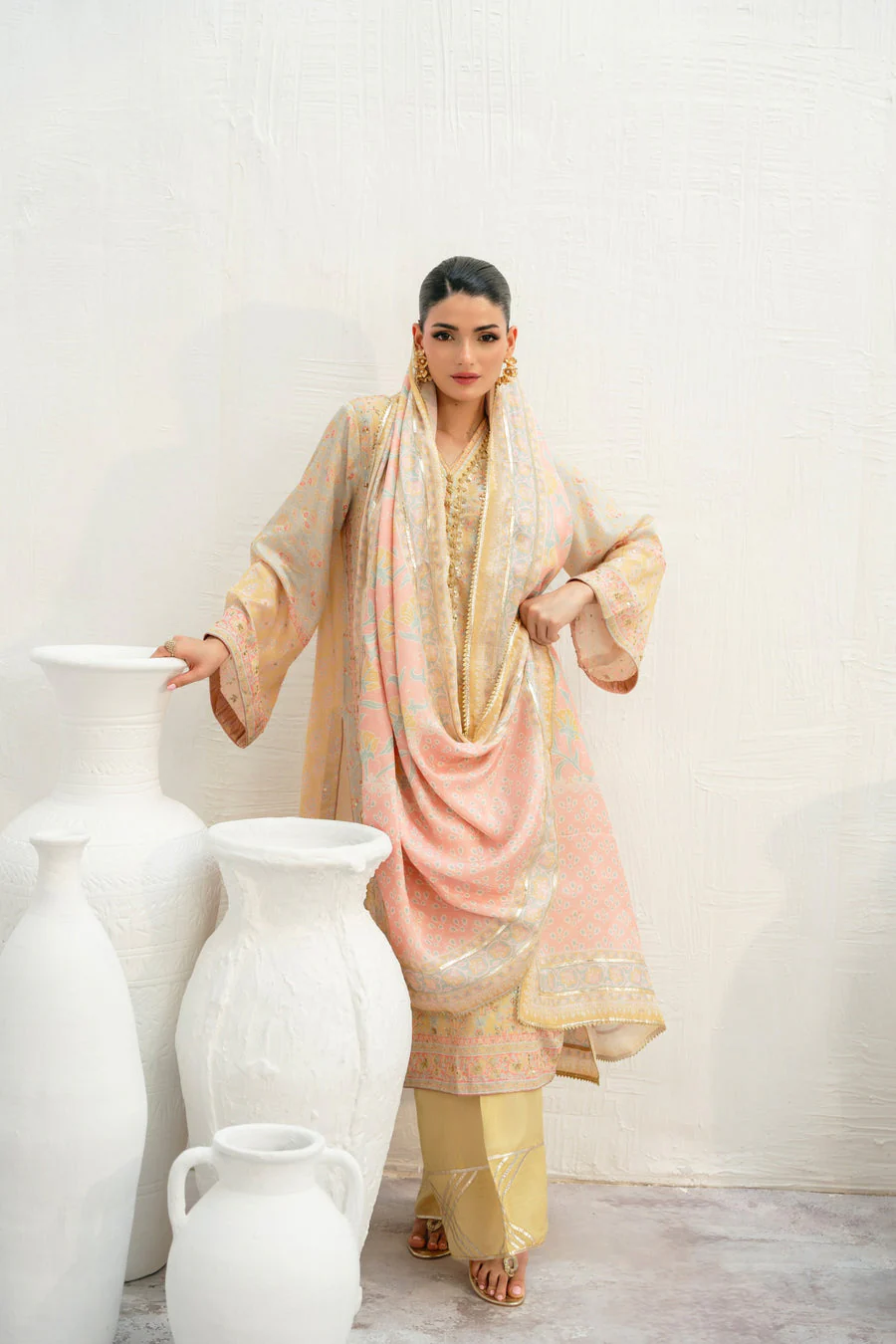 Agha Noor Mehrnaz Formal Silk Pret 2026 - Image 2