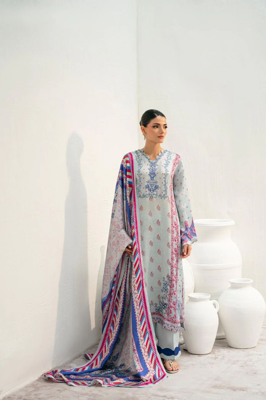 Agha Noor Shideh Formal Silk Pret 2026