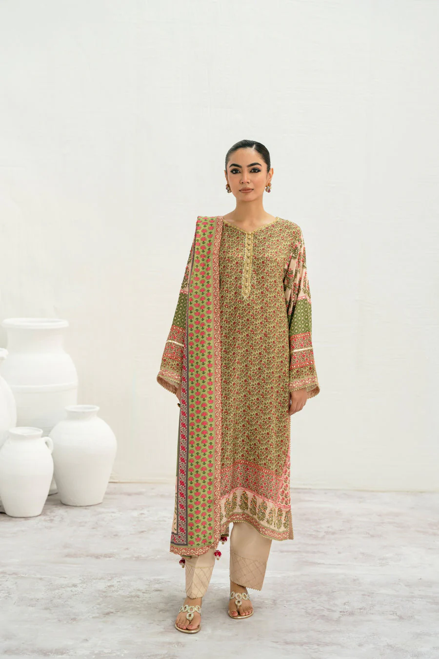 Agha Noor Zarinay Formal Silk Pret 2026