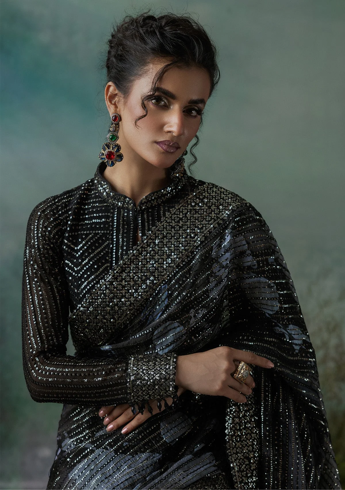 AIK Atelier Sari Edit Vol-1 Look 08 Sari Edition 2025 - Image 2