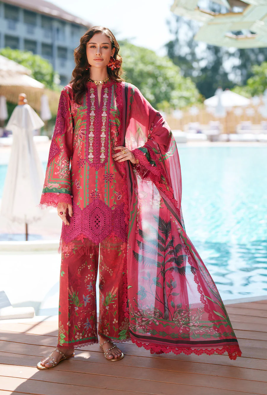 AJR Couture Amaira Printed Chikankari 2026