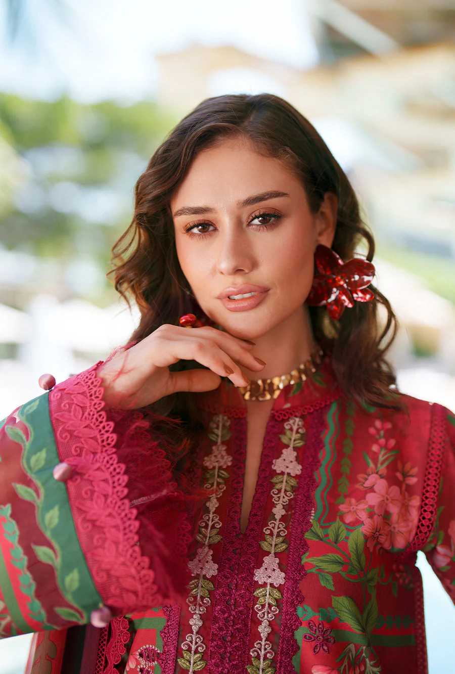 AJR Couture Amaira Printed Chikankari 2026 - Image 2