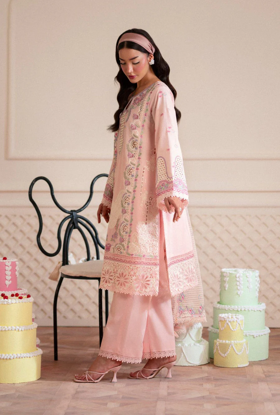 AJR Couture Chantilly Signature Lawn 2025 - Image 2