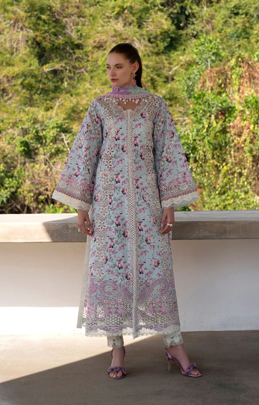 AJR Couture Charlotte Printkari Lawn 2025 - Image 2