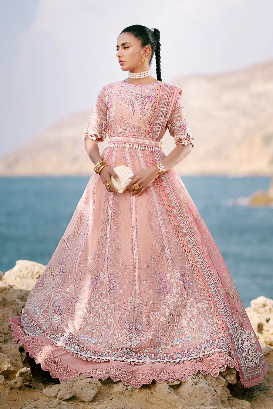 AJR Couture Flair Dastan Luxury Lawn 2025