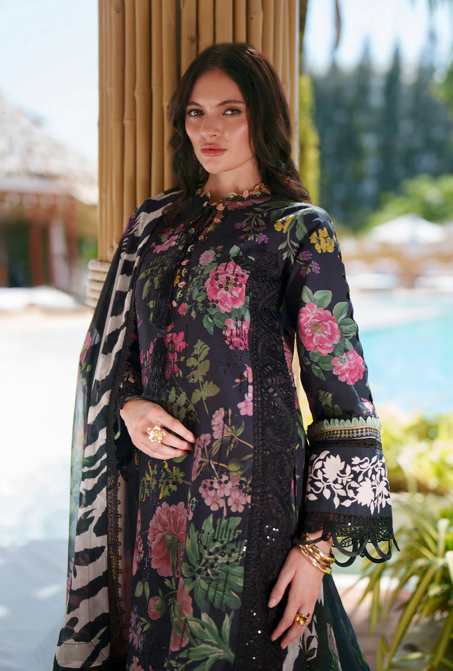 AJR Couture Vera Printed Chikankari 2026 - Image 2