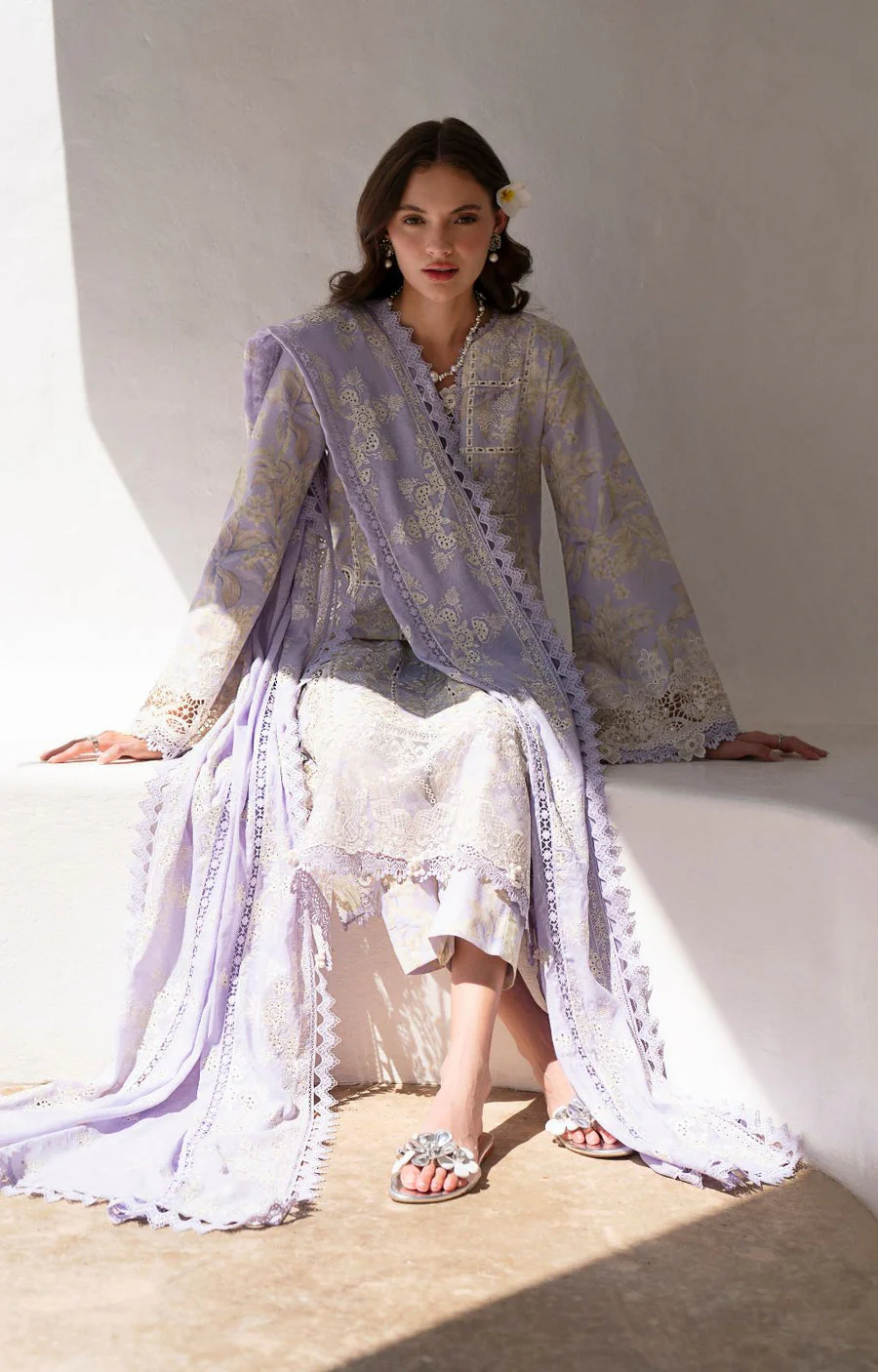 AJR Couture Vista Printkari Lawn 2025 - Image 2