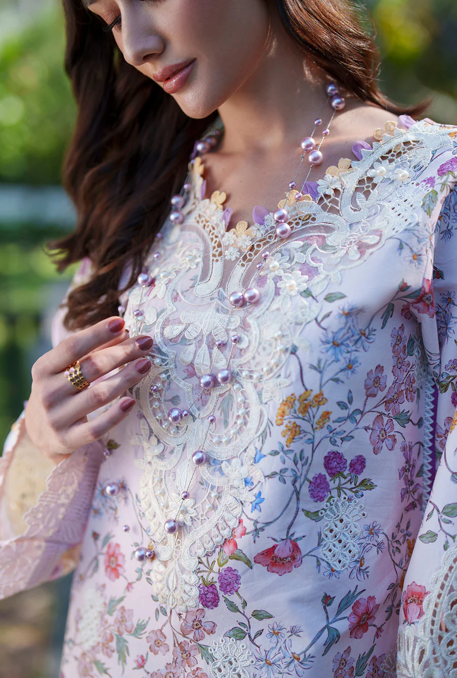 AJR Couture Zuri Printed Chikankari 2026 - Image 2