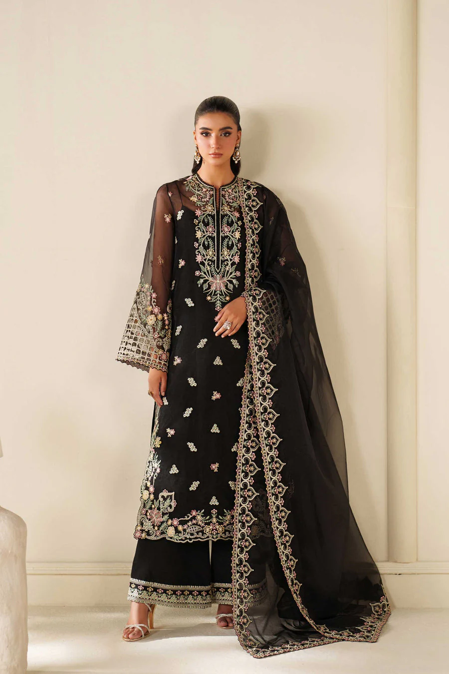 Akbar Aslam Noir Black Formal Pret 2026 - Image 2