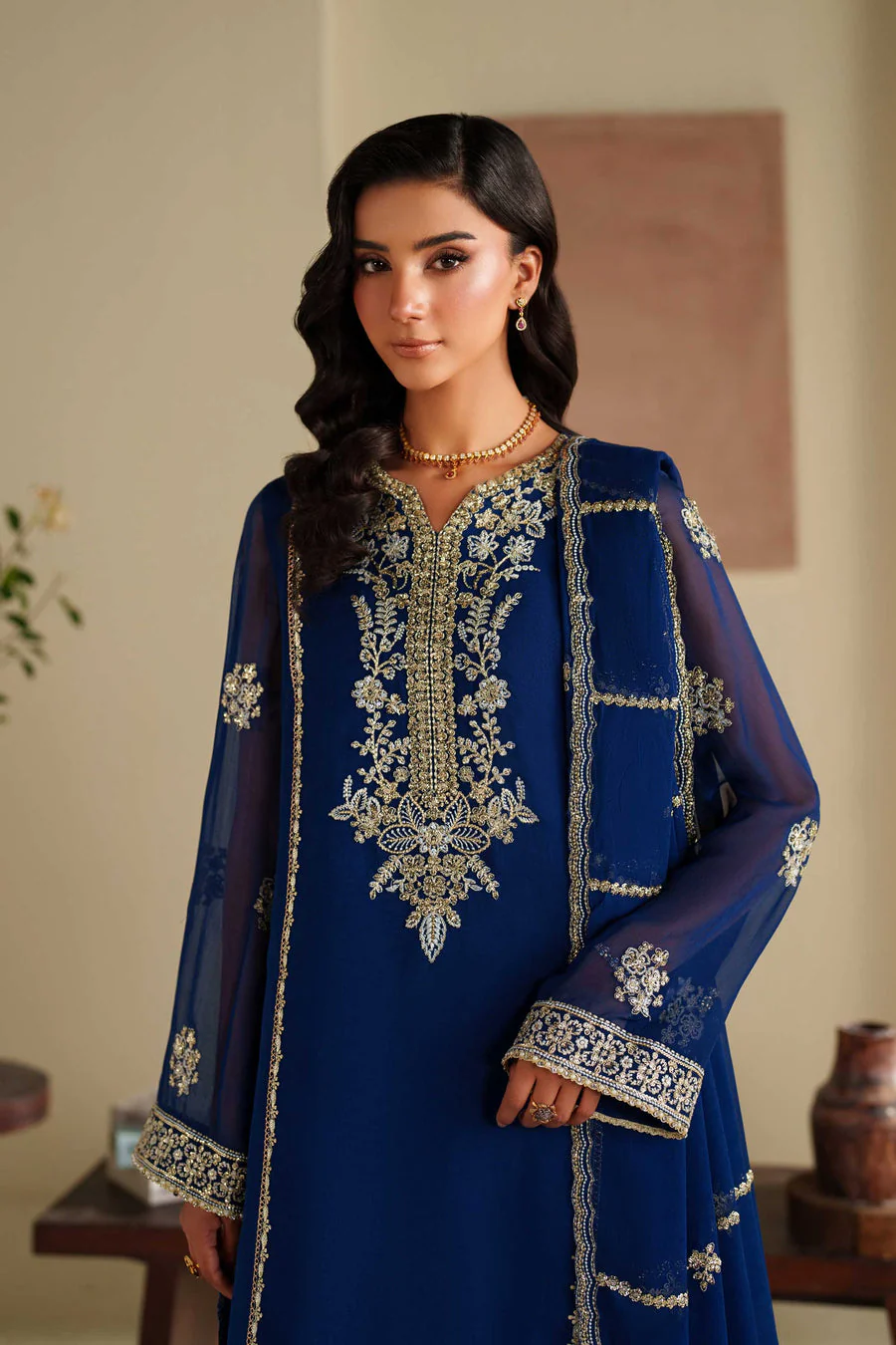 Akbar Aslam Sahar Blue Formal Pret 2026 - Image 2