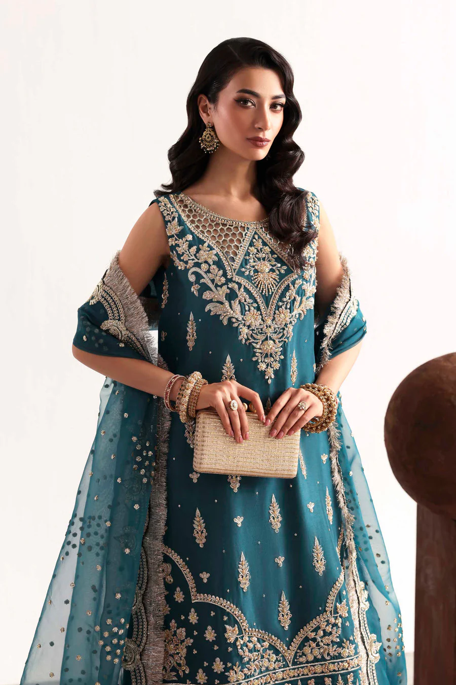 Akbar Aslam Teal Luxury Formals 2026 - Image 2