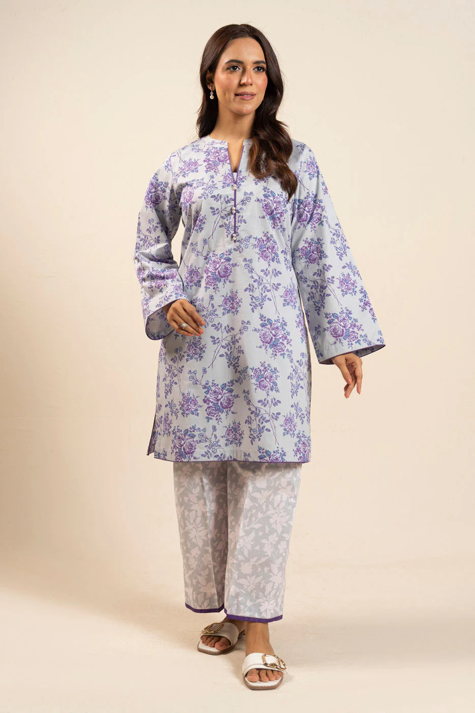 Al Karam Br45 2p26 Grey Summer Basic 2026