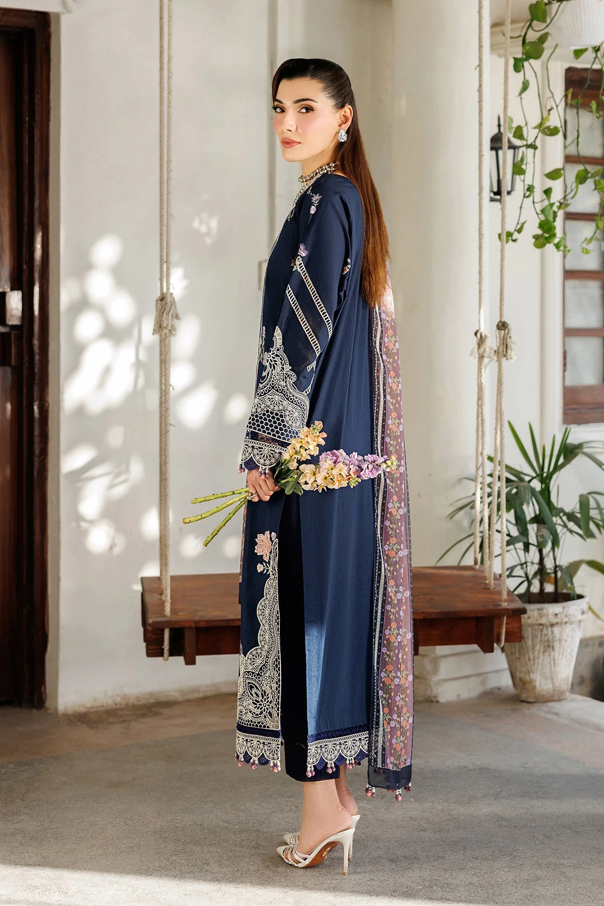 Alizeh AF-EL-7055 Carol Eid Festive Lawn 2026 - Image 2