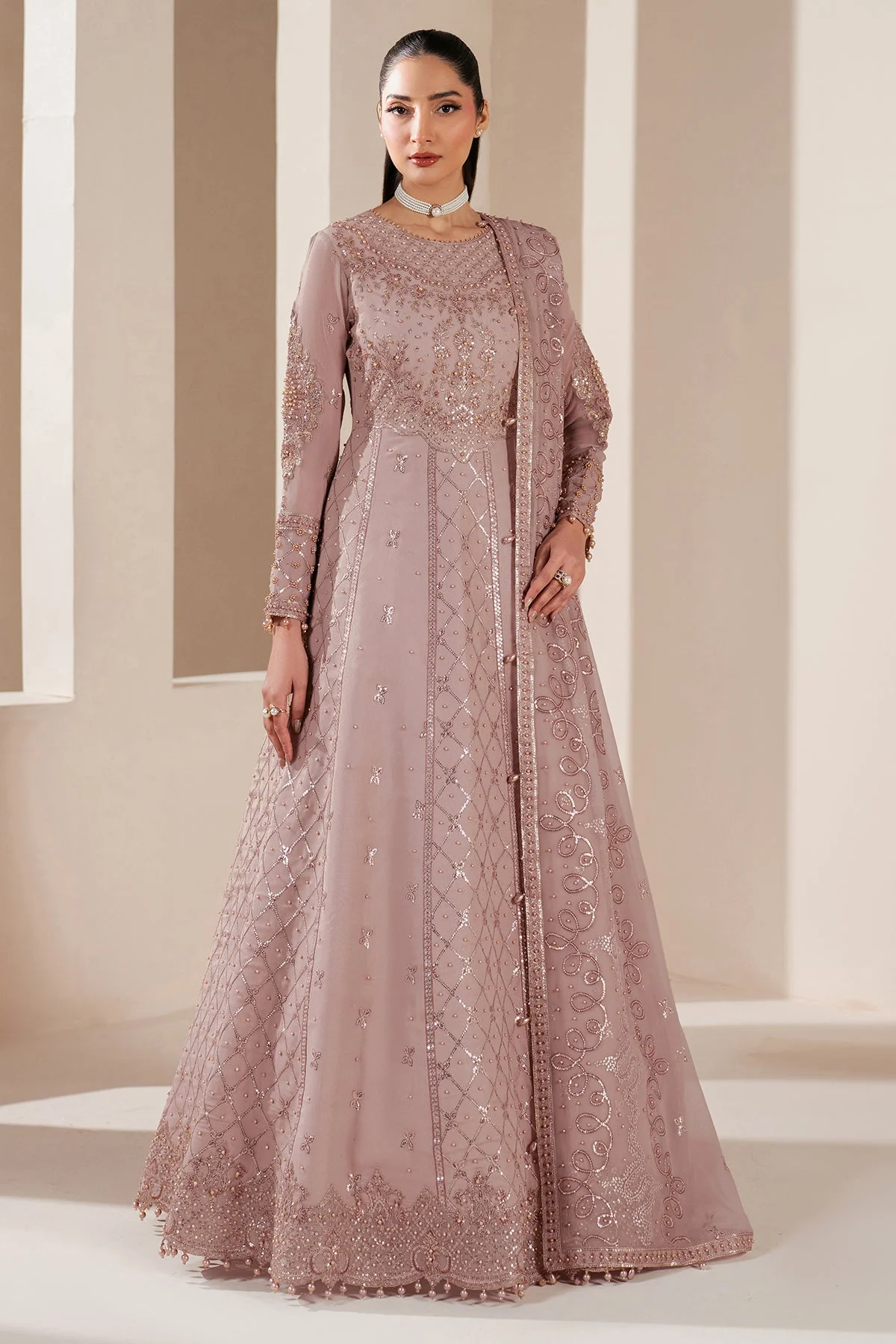Alizeh AF-HM-4031-Saffron Reena Handcrafted Eid Edit Vol 4 2025